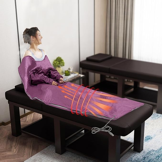 Infrared Sauna Blanket 6 ft x 2.6 ft, Portable Far Infrared Sauna Blanket - Image 7