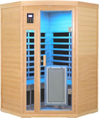 2 Person Infrared Sauna 0-5mG Ultra Low EMF Infrared Sauna Far Infrared Sauna by SalusHEAT
