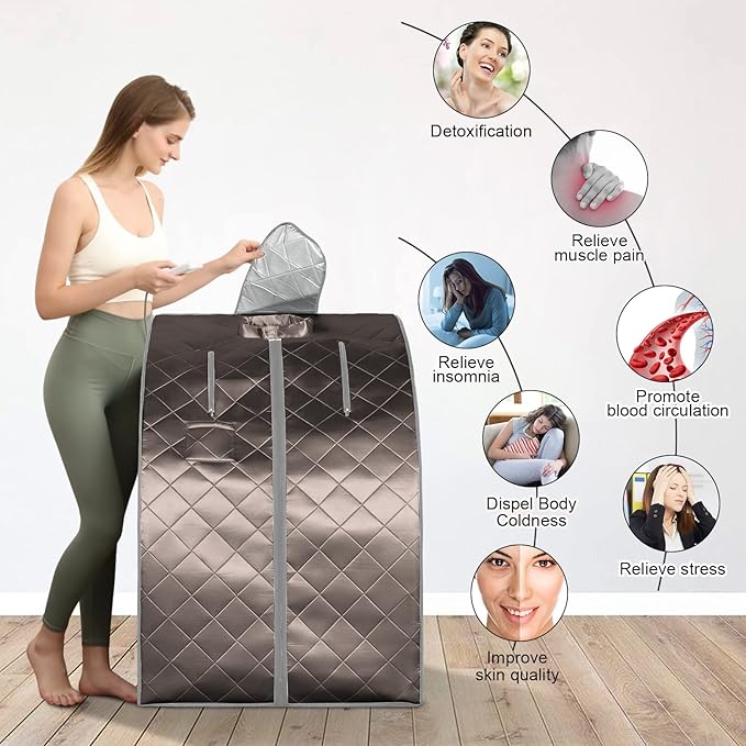 ZONEMEL Portable Far Infrared Sauna - Image 4