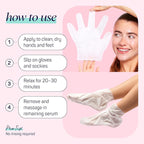 SpaLife Moisturizing Hand Gloves & Foot Mask Socks | Korean Skincare Set - Image 6