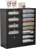 OmySalon Nail Salon Organizer Cabinet, Wooden Display by OmySalon