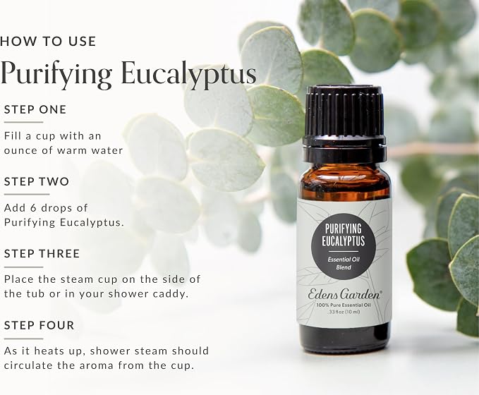 Edens Garden Purifying Eucalyptus Essential Oil Blend- 100% Pure Premium Grade - Image 3