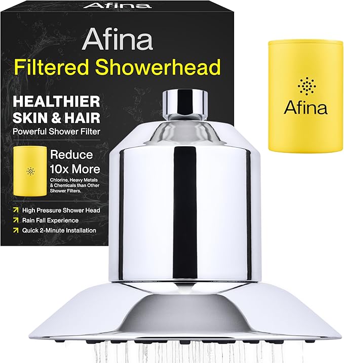 Afina Filtered Shower Head, Shower Filter by Afina
