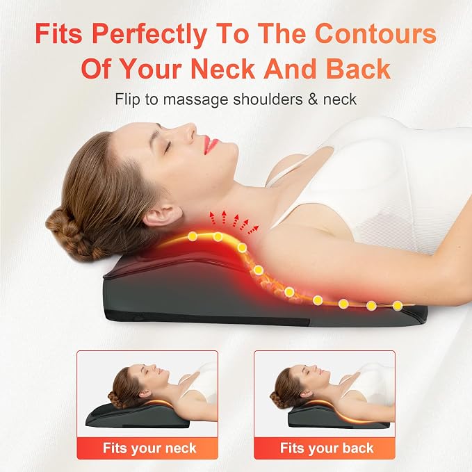COMFIER Back Massager with Heat, Deep Tissue Shiatsu Neck and Back Massager - Image 5