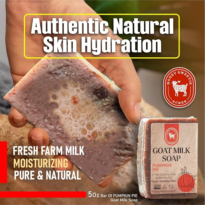 Honey Sweetie Acres Pumpkin Pie Goat Milk Soap - Image 3