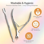 Makartt Cuticle Trimmer with Cuticle Pusher - Image 7