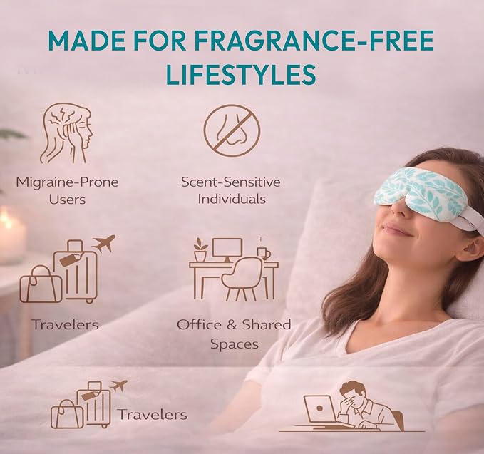 Steam Eye Mask - 16 Pack Self-Heating Warm Compress - Image 9