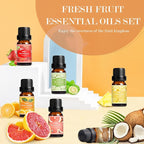 SALUBRITO Fresh Fruit Fragrance Oils Set, Essential Oils - Image 2