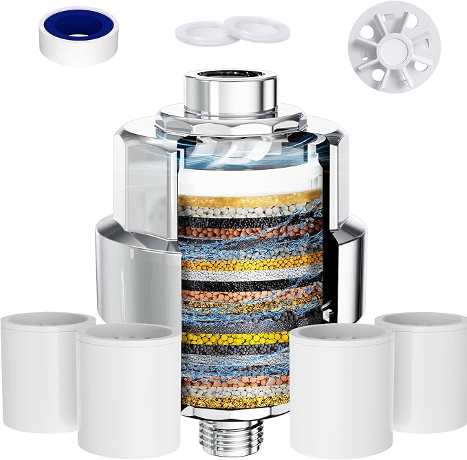 Shower Filter, EMBATHER 20 Stage Shower Head Filter by EMBATHER