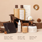 Fathers Day Gifts for Men Dad Birthday Gifts Spa Kit Cedar & Bergamot Scents - Image 2