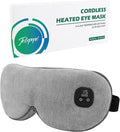 Heated Eye Mask for Dry Eyes, Cordless Warm Eye Compress by Telepepe