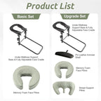 Massage Headrest for Bed, Adjustable Massage Face Cradle at Home, Portable - Image 9