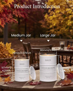 M&SENSE Cotton Blossom Scented Candles Large, Natural Soy Candles 21.2oz 120 - Image 5
