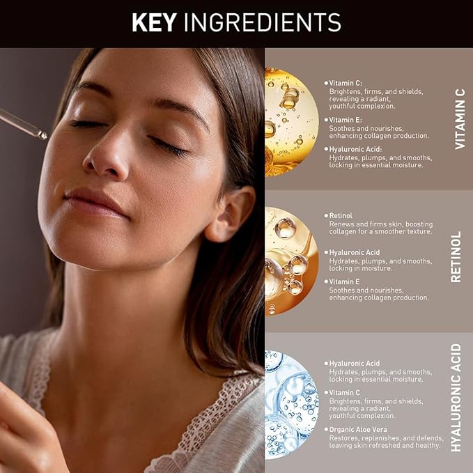 3 Pack Face Serum Set - Image 5