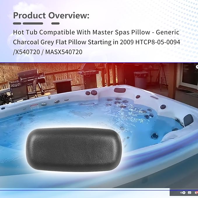 4 Pack Hot Tub Compatible with Master Spas Pillow - Image 2