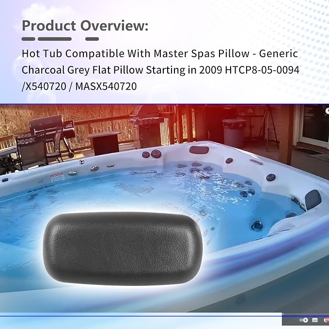 2 Pack Hot Tub Compatible with Master Spas Pillow - Image 2