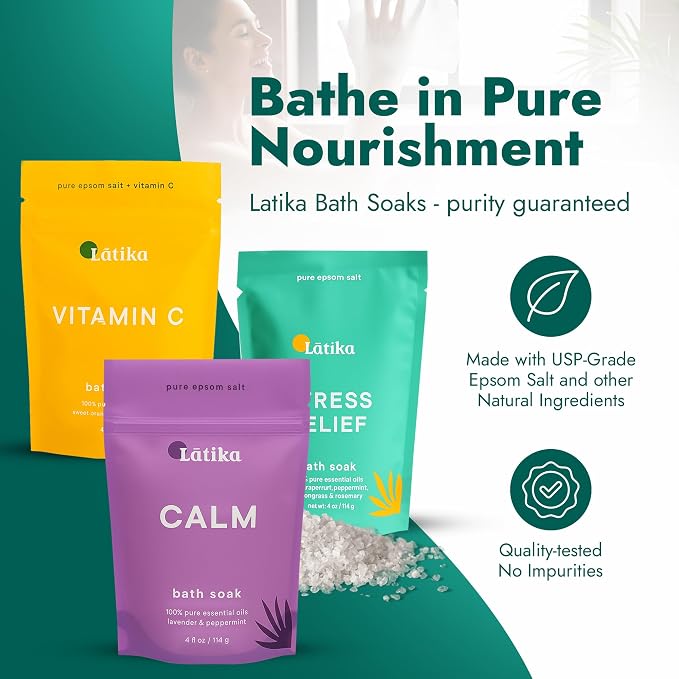 Latika Bath Soaks Set of 3 – Epson Salts - Image 2