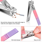 Manicure Set, Travel Mini Nail Clippers Kit Pedicure Care Tools - Image 4