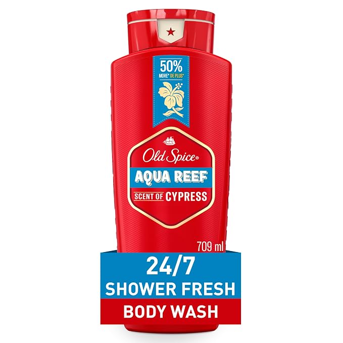 Old Spice Refreshing Body Wash for Men, 3X Defense, 24/7 Shower Fresh by OldSpice