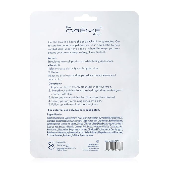 The Crème Shop - How Do Eye Look? Hydrogel Under Eye Patches - Image 4