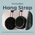 MainBasics Shower Tool Duo 2-1 Shower Loofah Sponge and Exfoliating Body - Image 8