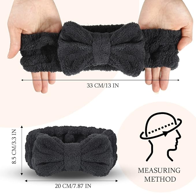 Hicarer 3 Pieces Towel Headbands - Image 2