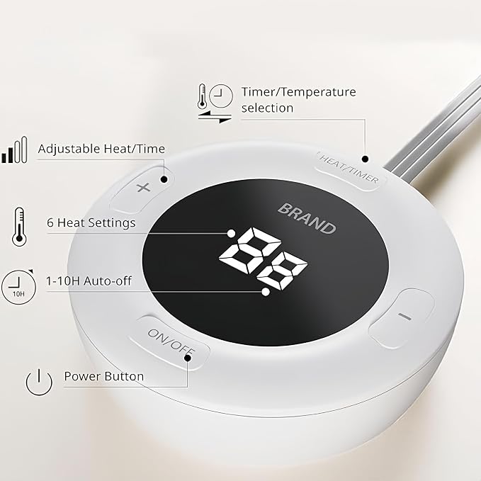 Gotcozy Heated Mattress Pad King Size Dual Control - Image 2