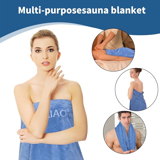Infrared Sauna Blanket Towel Inserted 30" x 70" Reusable Machine Washable - Image 8