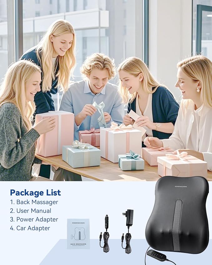 KingPavonini Back Massager for Pain Relief Deep Tissue, Up-Down Rolling & - Image 9