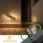 L LOHAS LED Night Light, 2 Pack Night Lights Plug into Wall, Modern Wall Sconces - Image 4