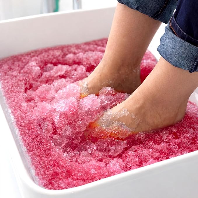 Foot Soak, Jelly Spa Pedicure Spa, Bubble Foot Bath Spa, Salon Pedi, Relaxation by LUIFAC