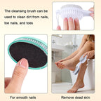 Foot File Callus Remover 5-in-1, Scrubber Brush, Stainless Steel Foot Rasp and - Image 7