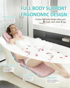 Full Body Bath Pillow for Bathtub, 5D Thick Tub Pillow for Bathtub - Image 7