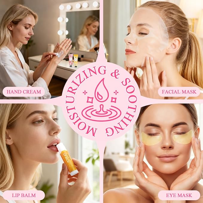 72 Pcs Bulk Gifts For Women, Bulk Facial Mask, Lip Balms, Hand Creams & Under - Image 5
