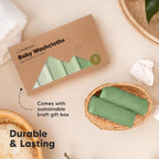 6-Pack Baby Washcloths – Soft Absorbent Viscose from Bamboo Washcloths - Image 7