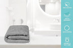 Large Bath Towels Pack of 6 – 24" x 50", 100% Cotton Terry – Soft, Quick-Dry & - Image 7