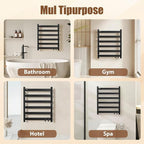 R FLORY Heated Towel Rack for Bathroom, 6 Bar Wall Mounted Towel Warmer Racl - Image 8
