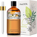 Sweet Orange Essential Oil, 3.38Fl.Oz PHATOIL Pure Essential Oil Singles by PHATOIL