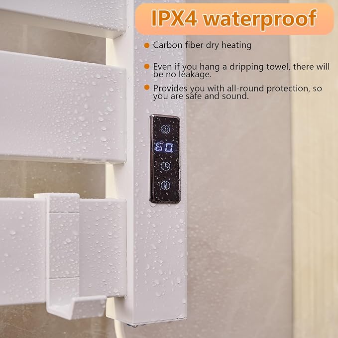Towel Warmer Rack, Heated Towel Rack - Image 6