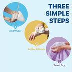 Scrubzz Disposable No Rinse Bathing Wipes - Image 3