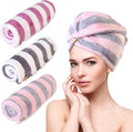 3 Pack Microfiber Hair Towel Wrap by YHPDYL