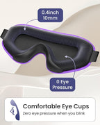 WAOAW Sleep Mask for Men Women: Blackout Eye Masks for Sleep - Image 8