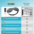 Ezona Heated Eye Mask, Warm Eye Compress Mask - Image 5