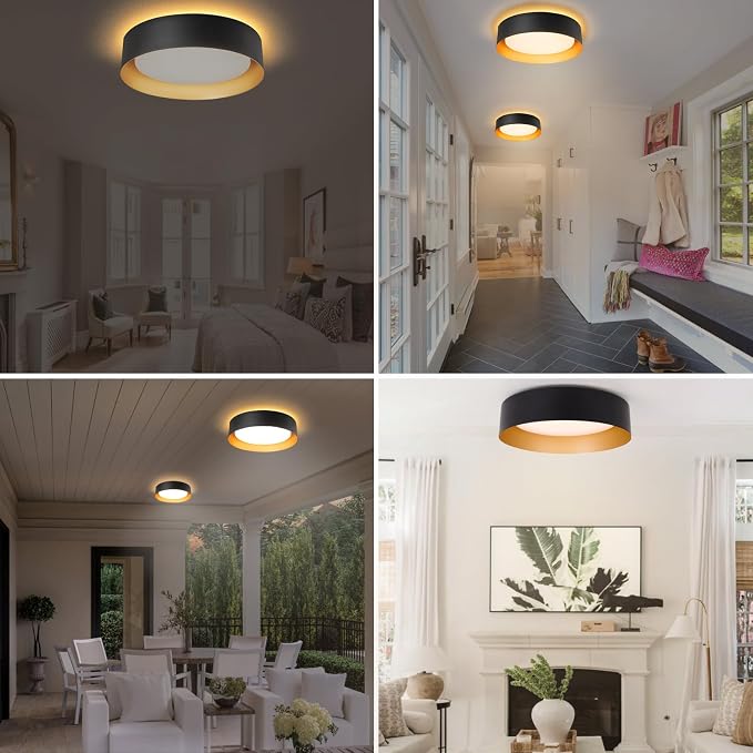 Bargeni Flush Mount Ceiling Light, 12.5 inch LED Ceiling Light - Image 6