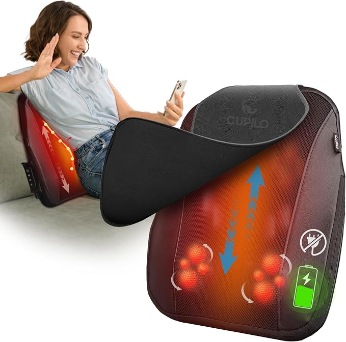 CuPiLo FSA Eligible Cordless Back Massager by CUPILO