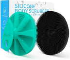 Silicone Body Scrubber 2 Pack, BEAUTAIL Gentle Bristles Shower Bath Brush by BEAUTAIL