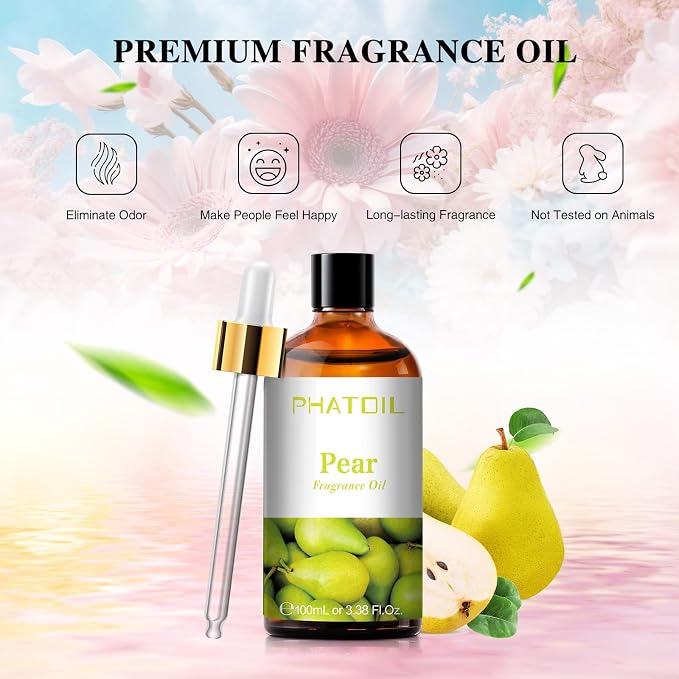 PHATOIL 3.38FL.OZ Pear Fragrance Oils - Image 3