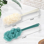 2Pack Back Scrubber for Shower，PIPUHA Loofah Sponge Shower Brush Using Body - Image 6