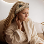 2 Pcs Cat Ears Headband, Cute Spa Headbands - Image 3