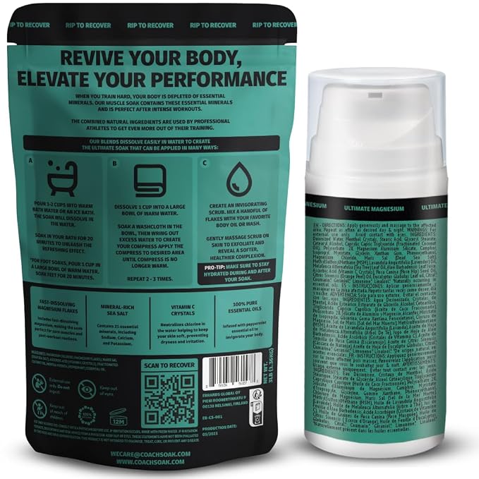 Coach Soak Recovery Bath Soak & Magnesium Cream - Image 9